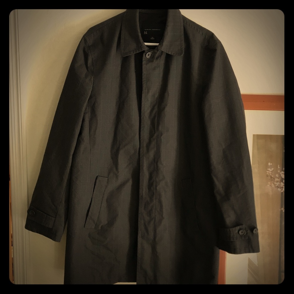 Banana republic AE Sz L men’s Mac jacket coat crew